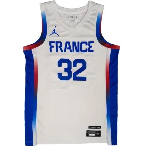 Camiseta Victor Wembanyama Francia Jordan Swingman blanca