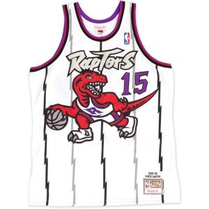 Camiseta Vince Carter Toronto Raptors 1998-99 Mitchell and Ness Retro Swingman Blanca.