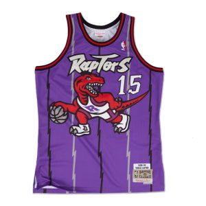 Camiseta Vince Carter Toronto Raptors 1999 Mitchell and Ness Retro Swingman Jersey