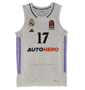 Camiseta Vincent Poirier Real Madrid Baloncesto Euroliga - Adidas Home 2023