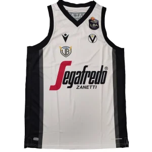 Camiseta Virtus Bolonia Blanca Lega italiana Macron blanca