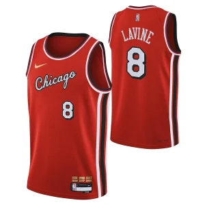 Camiseta Zach Lavine Chicago Bulls City Edition Mixtape Nike Swingman Junior
