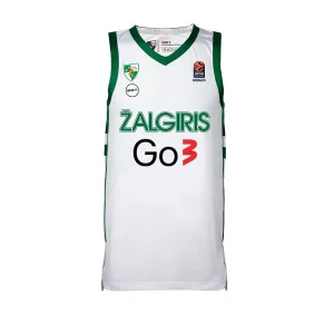 Camiseta Zalgiris Kaunas Euroliga Gsa Blanca