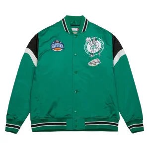 Chaqueta Baloncesto Boston Celtics NBA Heavyweight Satin Jacket de Mitchell and Ness