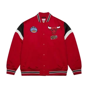 Chaqueta Baloncesto Chicago Bulls NBA Heavyweight Satin Jacket de Mitchell and Ness