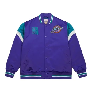 Chaqueta Baloncesto Utah Jazz NBA Heavyweight Satin Jacket de Mitchell and Ness