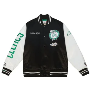 CHAQUETA BOSTON CELTICS MITCHELL AND NESS «TEAM ORIGINS SATIN JACKET» *