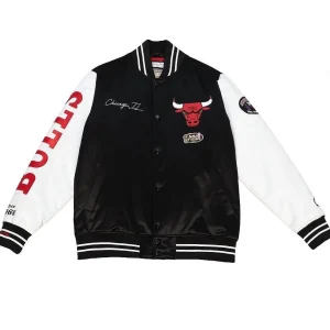 Chaqueta Chicago Bulls Mitchell And Ness «Team Origins Satin Jacket»