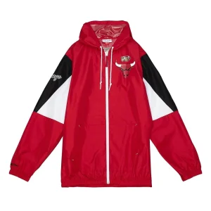 CHAQUETA CHICAGO BULLS MITCHELL AND NESS THROW IT BACK WINDBREAKER