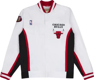 Chaqueta Chicago Bulls NBA Finals 1998-99 Authentic Warm Up - Mitchell and Ness white