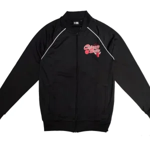 Chaqueta Chicago Bulls NBA Script Track Top New Era Negra