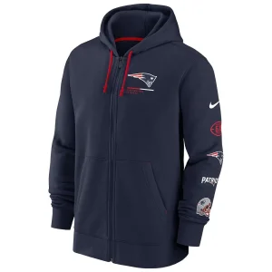 CHAQUETA CON CAPUCHA NEW ENGLAND PATRIOTS NIKE NFL PERFOMANCE