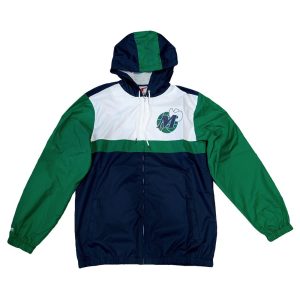 CHAQUETA DALLAS MAVERICKS MITCHELL AND NESS MARGIN OF VICTORY WINDBREAKER