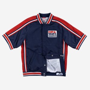 Chaqueta Larry Bird USA Basketball Authentic Warm Up 1992 – Mitchell And Ness
