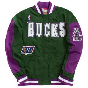 Chaqueta Milwaukee Bucks Authentic Warm Up – Mitchell And Ness 1996-97