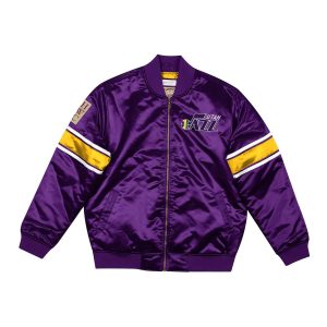 CHAQUETA MITCHELL AND NESS UTAH JAZZ «HEAVYWEIGHT SATIN JACKET»