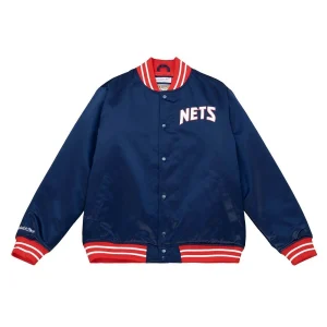 Chaqueta New Jersey Nets Mitchell And Ness «Heavyweight Satin Jacket»