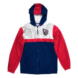 Chaqueta New Jersey Nets Mitchell and Ness Margin of Victory Windbreaker
