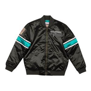 Chaqueta San Antonio Spurs Heavyweight Satin Jacket Mitchell and Ness