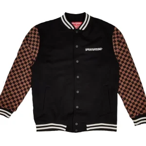 Chaqueta Sprayground Checkered Varsity Brown