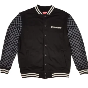 Chaqueta Sprayground Checkered Varsity Grey