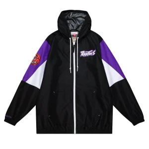 CHAQUETA TORONTO RAPTORS MITCHELL AND NESS THROW IT BACK WINDBREAKER