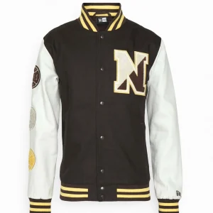 Chaqueta Varsity New Era Heritage marrón