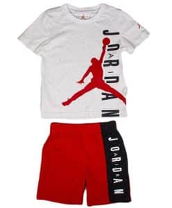 CONJUNTO BALONCESTO AIR JORDAN - CAMISETA Y SHORT "JDN BIG VERT" PEQUES