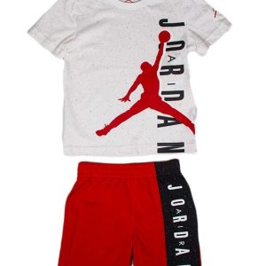 CONJUNTO BALONCESTO AIR JORDAN – CAMISETA Y SHORT «JDN BIG VERT» PEQUES