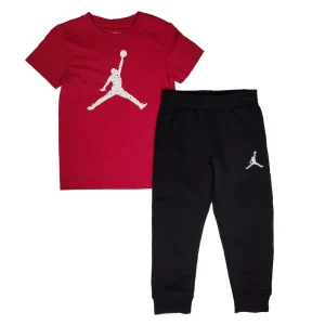 Conjunto camiseta y pantalón Jordan Jumpman cement niño