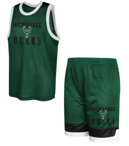 Equipación baloncesto Milwaukee Bucks Essential Mesh Outerstuff Junior
