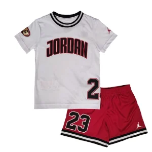 Equipacion Jordan Mesh Play Off roja niño
