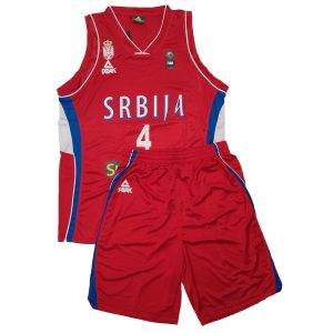 Equipacion Serbia Milos Teodosic – Peak Fiba en rojo *