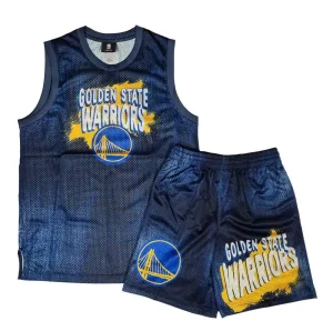 Equipación Stephen Curry Golden State Warriors NBA Heating Up de Outerstuff Junior