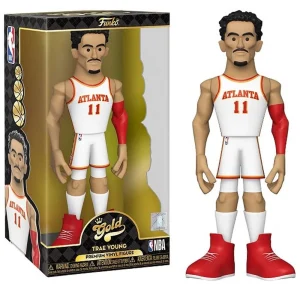 Funko Gold Trae Young NBA Atlanta Hawks - Figura Premium 30 cm