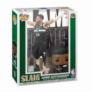Funko Pop Giannis Antetokounmpo Slam Cover – Milwaukee Bucks *