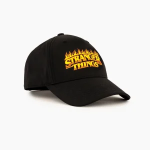 GORRA CHAMPION X STRANGER THINGS NEGRA.