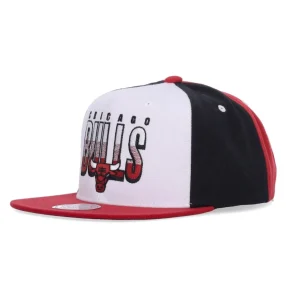 Gorra Chicago Bulls NBA Billboard 2 Snapback Mitchell and Ness blanca