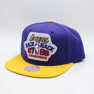 Gorra Los Angeles Lakers NBA Back To Back Champions – Mitchell And Ness.