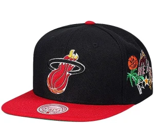 GORRA MIAMI HEAT NBA PATCH OVERLOAD - MITCHELL AND NESS