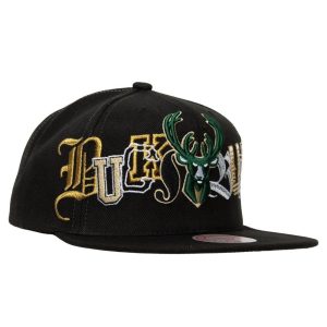 GORRA MILWAUKEE BUCKS «NBA HYPE TYPE» – MITCHELL AND NESS.
