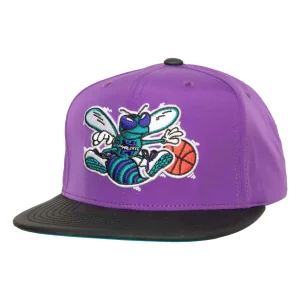 Gorra plana Charlotte Hornets «NBA Heat Up» – Mitchell and Ness roja