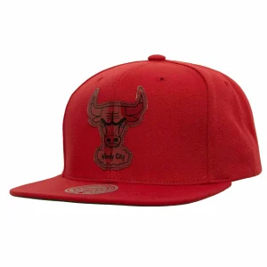 Gorra plana Chicago Bulls «Now you see me» – Mitchell and Ness roja