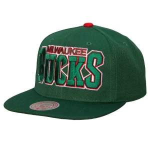 Gorra plana Milwaukee Bucks NBA 13 Draft – Mitchell and Ness