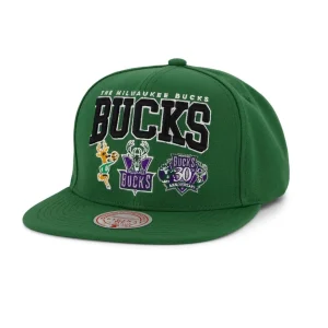 Gorra plana Milwaukee Bucks «NBA Champ stack» – Mitchell and Ness