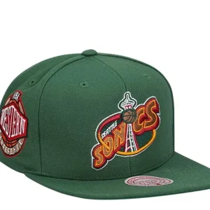 Gorra plana Seattle Supersonics «Conference Patch» – Mitchell and Ness