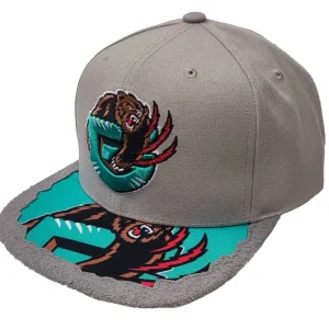 Gorra plana Vancouver Grizzlies «NBA Munch Time» Gris Mitchell and Ness