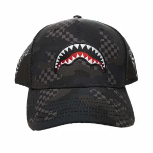 Gorra Sprayground – Grey Checkered Trucker