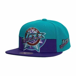 Gorra Utah Jazz Half & Half HWC – Mitchell And Ness
