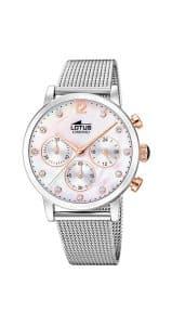 RELOJ LOTUS MUJER CRONO DE ACERO